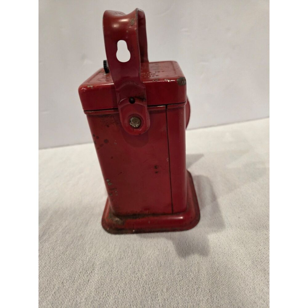 Vintage 1950s Olin No. 99 Red Metal Lantern Flashlight - As Is/Untested - Picture 8 of 11